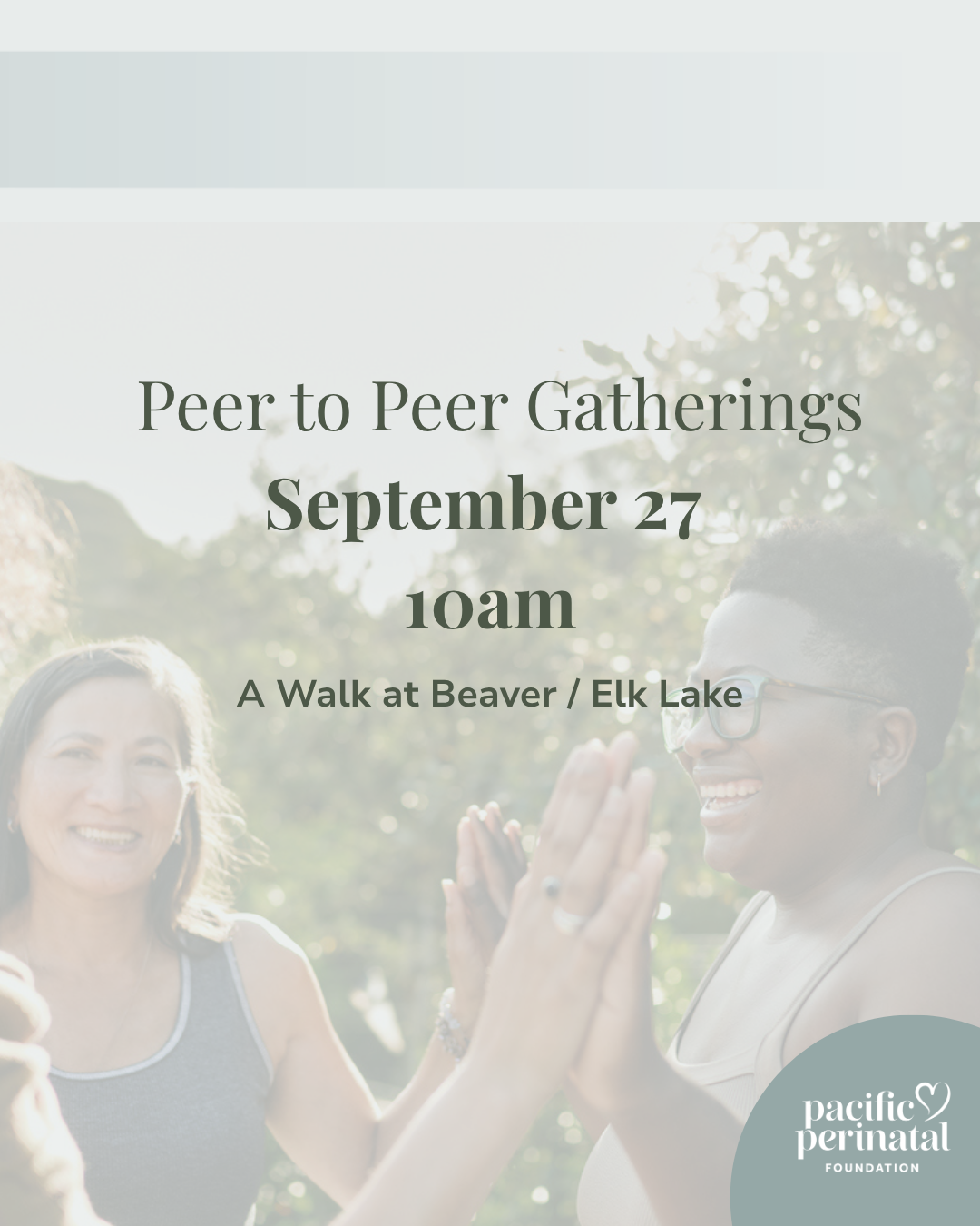 Peer to Peer Gatherings: A Walk at Elk Lake